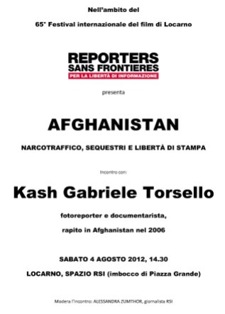 Afghanistan Camera Oscura di Kash Gabriele Torsello